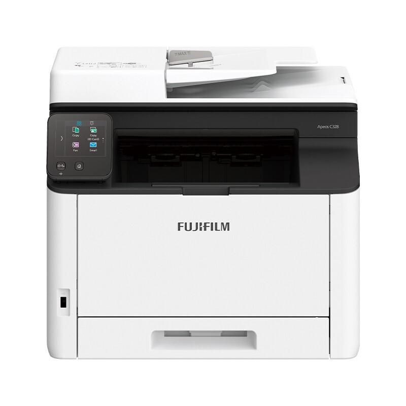 富士胶片 Apeos C328df 彩色激光多功能一体机 A4 白色 打印、复印、扫描