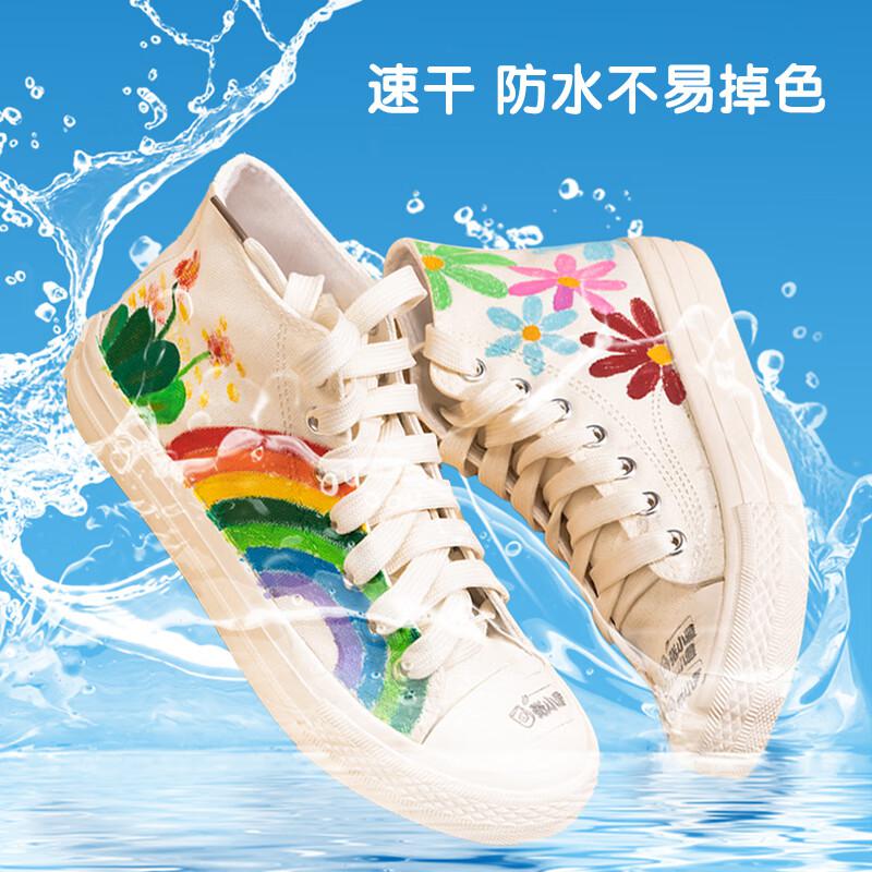 得力 HM912-12 单头丙烯马克笔 12色/盒按（盒）销售