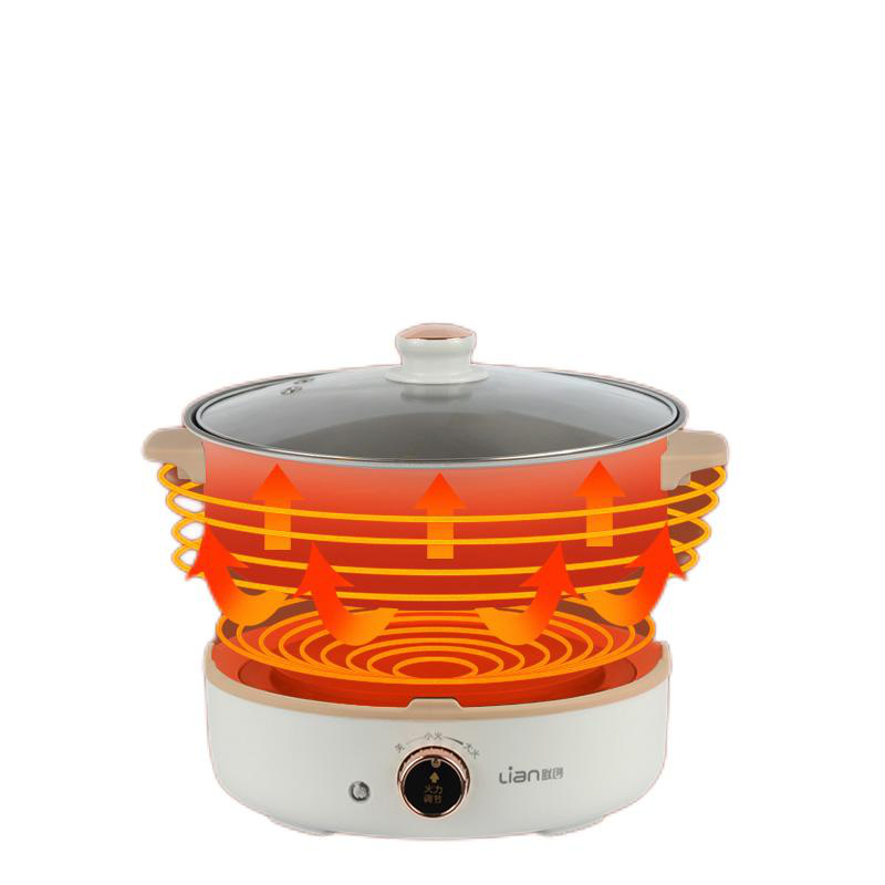 联创 DF-BL8028M 电煮锅分体式电火锅 1300W 50178 彩盒包装 分离可拆卸、可熬、炖、焖、煮大火力烹饪食物、食品级不粘锅涂层材质、两档火力调节、干烧自动断电、钢化玻璃上盖、容量4.5L按（台）销售