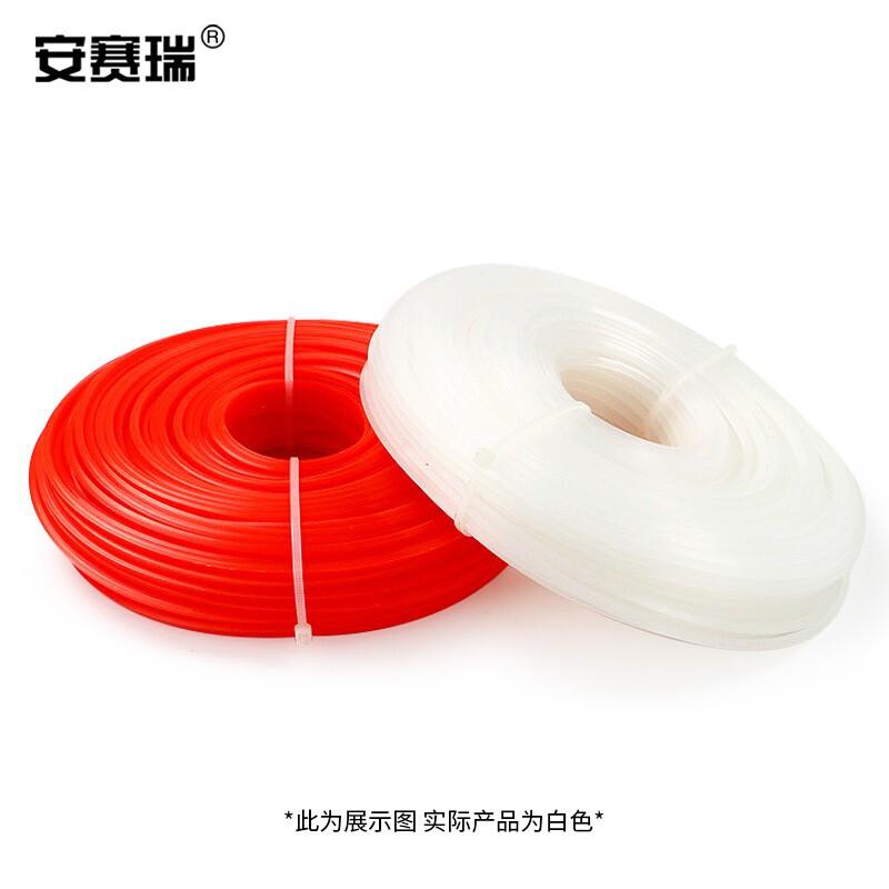 安赛瑞 240887 尼龙打草绳 通用割草头线割草机配件 2.7mm圆形白色按（卷）销售