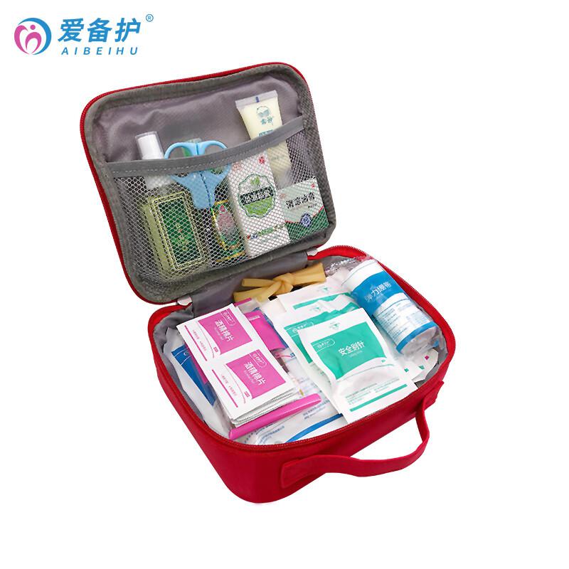 爱备护 YD-L006SW 医疗+防暑降温包 20×16×7cm  红色  含25种63件急救用品 配置清单参见详情页按（套）销售