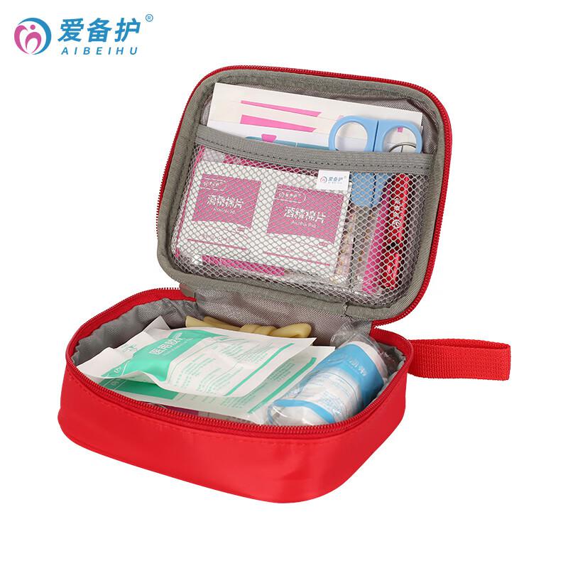 爱备护 YD-L005SW 便携急救包 16cm×12cm×5cm  红色  含15种43件急救用品 配置清单参见详情页按（套）销售