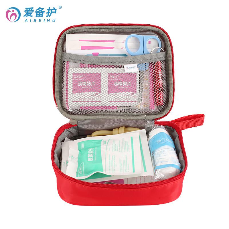 爱备护 YD-L005SW 便携急救包 16cm×12cm×5cm  红色  含15种43件急救用品 配置清单参见详情页按（套）销售