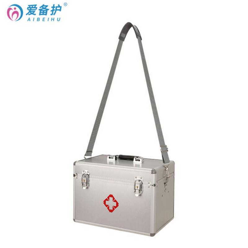 爱备护 YD-S003DW 家庭医疗药箱 35cm×23cm×23cm  金属银  含36种100件急救用品 配置清单参见详情页按（套）销售