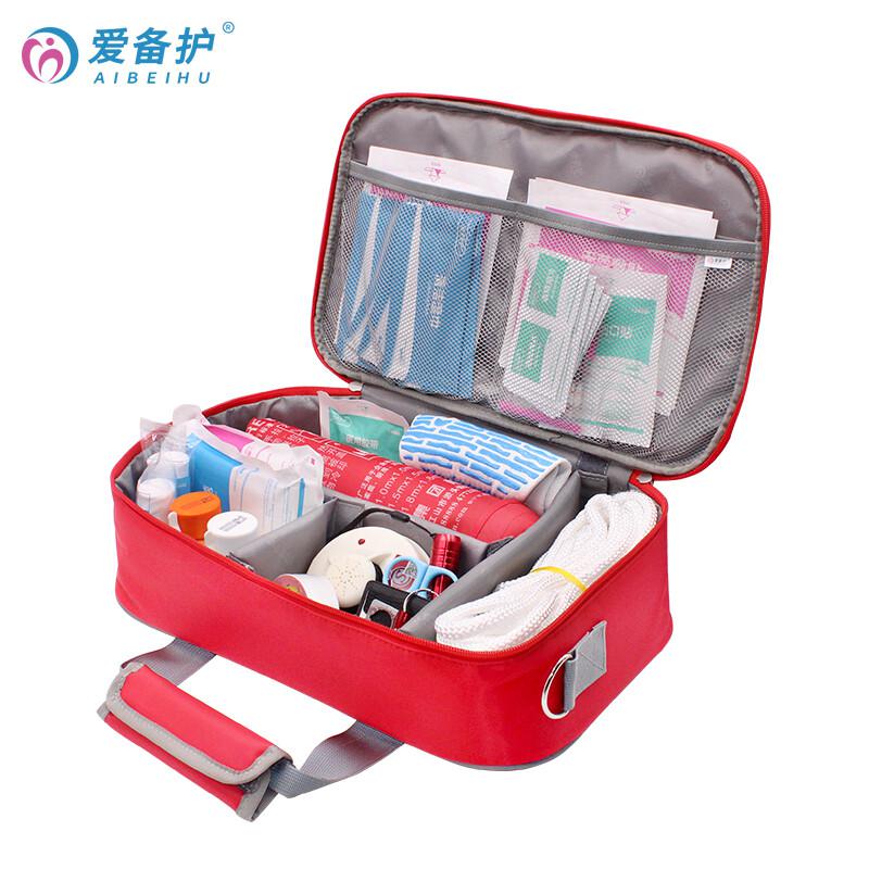 爱备护 YD-F007SW 家庭应急包 36cm×22cm×10cm  红色  含23种57件急救用品 配置清单参见详情页按（套）销售