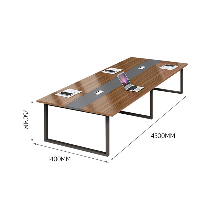 臻远 ZY-HYZ-Z15 现代简约板式会议桌洽谈桌 4500*1400*750按张销售