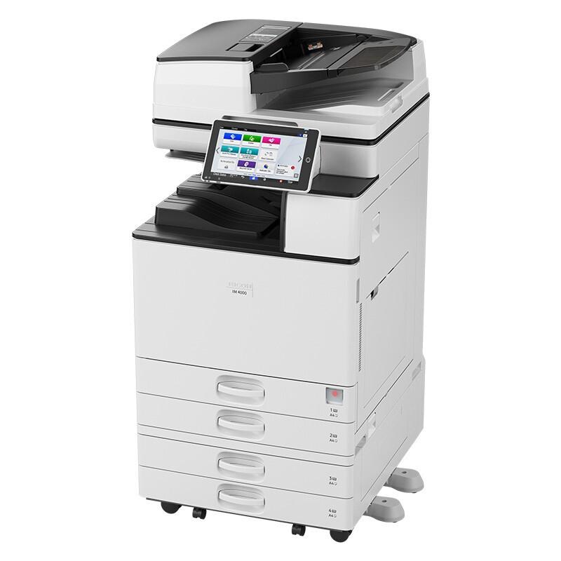 理光 IM 4000 黑白数码复合机 A3 白色 双面输稿器+四纸盒按（台）销售