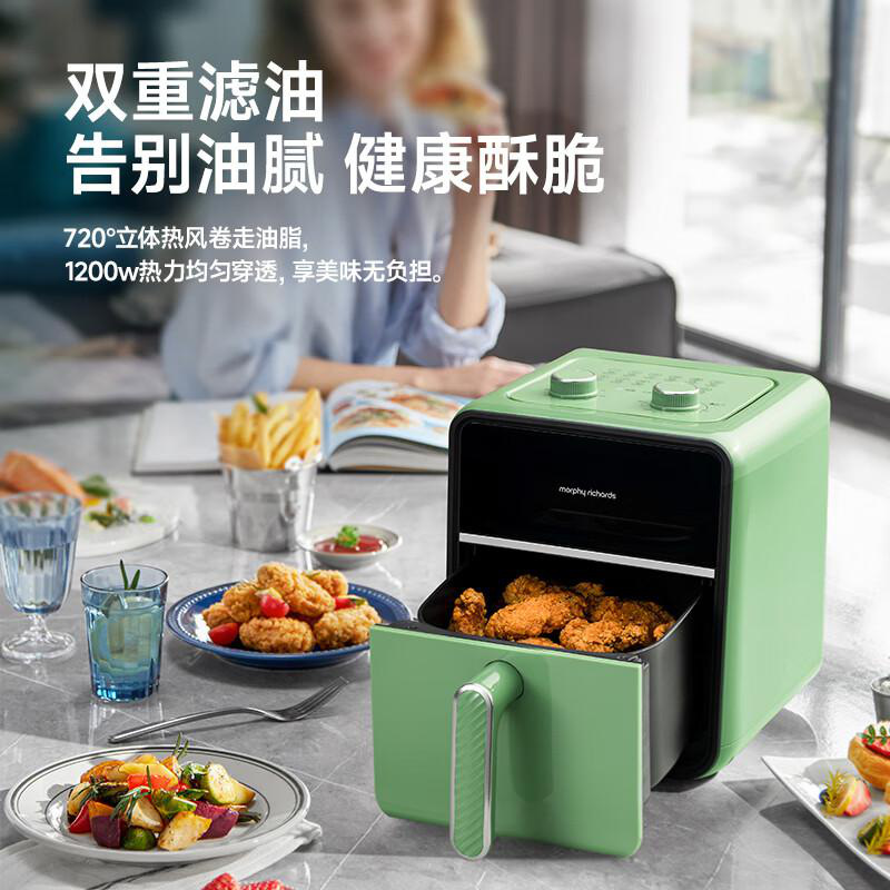 摩飞 MR8103 可视空气炸锅不粘易清洁 3.5L 绿色按（台）销售
