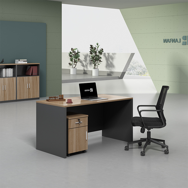 兰冉 LR-ST-575 职员办公桌电脑桌子不含椅 W1200*D600*H750mm按张销售