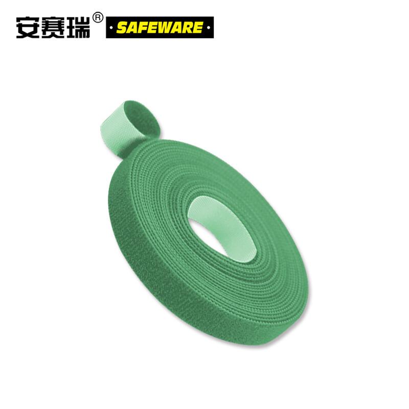 安赛瑞 10007 背靠背魔术贴 仓库理线带 绿色 2cm×91m按（卷）销售