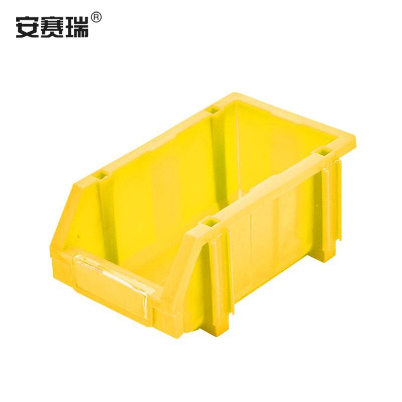 安赛瑞 200462 斜口组合式零件盒 加厚物料收纳盒 350×200×155mm 黄色（1个装）按（个）销售