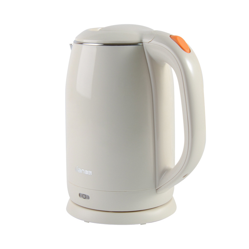 联创 DF-EP1526M 电热水壶 1500W 50178 彩盒包装 304不锈钢内胆和壶盖，食品级耐温塑料、防干烧双重断电保护、收藏式电源底座、容量2.0L按（台）销售