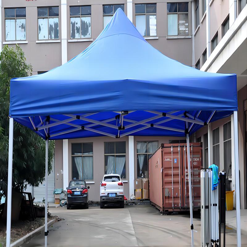 苏识 1850315 四角防雨帐篷遮阳棚折叠用遮雨篷 ZHDX3*3m 蓝色按（顶）销售