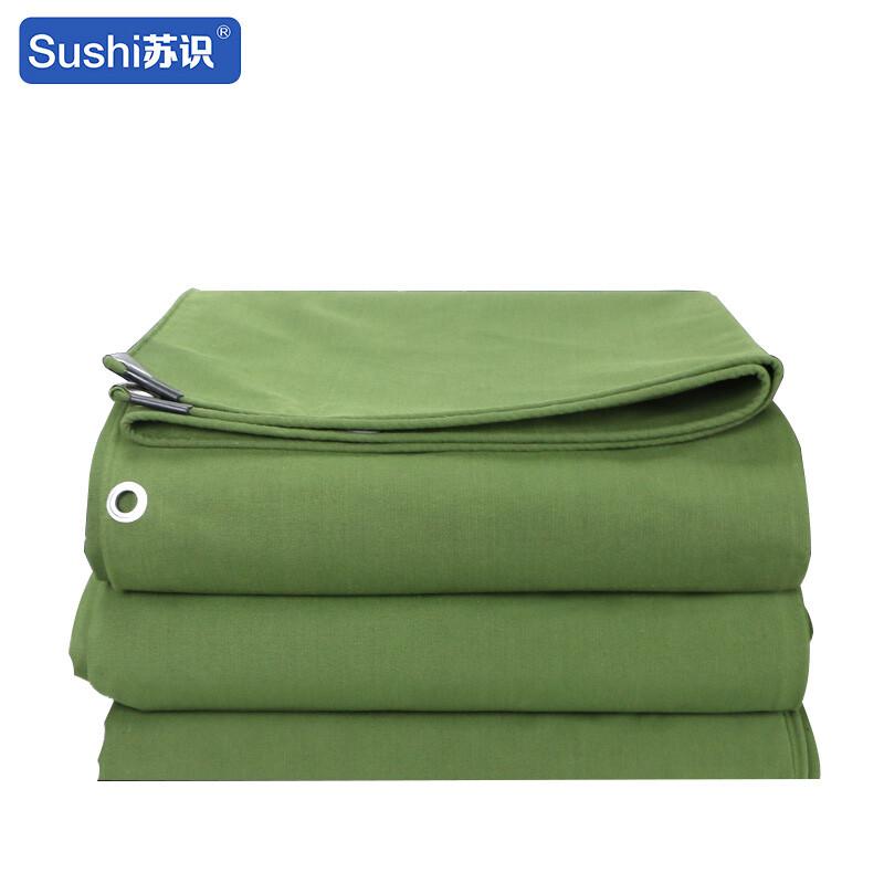 苏识 1850013 有机硅防雨布600克 8米×12米 军绿色  0.5mm按张销售 苏识 1850013 有机硅防雨布600克 8米×12米 军绿色  0.5mm按张销售