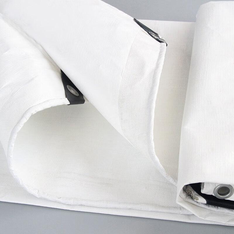 苏识 1850577 140克塑料PE篷布 防雨布防水防晒防尘遮阳篷布 3*4米双白按（张）销售