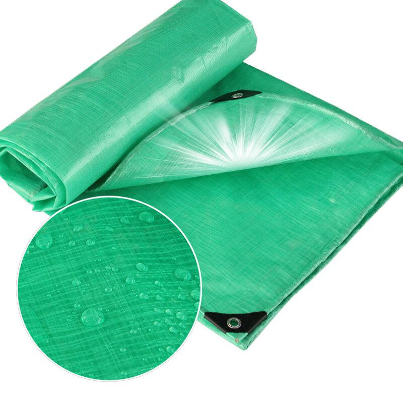 苏识 1850720 160克PE塑料篷布 防雨防晒苫布防尘地摊垫子 6*6米双绿按（张）销售