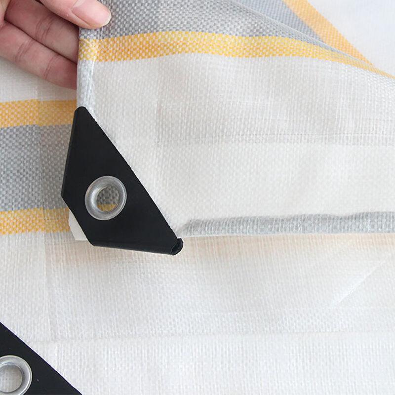 苏识 1850752 200克篷布 全新料加厚防雨布防晒苫布 3*3米金包银按（张）销售