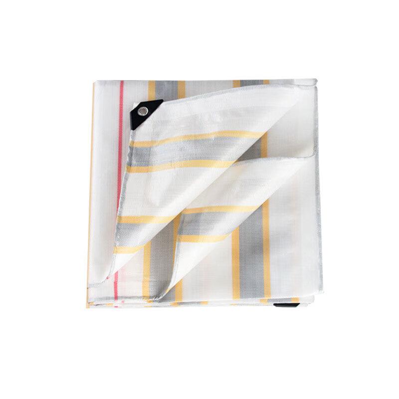 苏识 1850752 200克篷布 全新料加厚防雨布防晒苫布 3*3米金包银按（张）销售