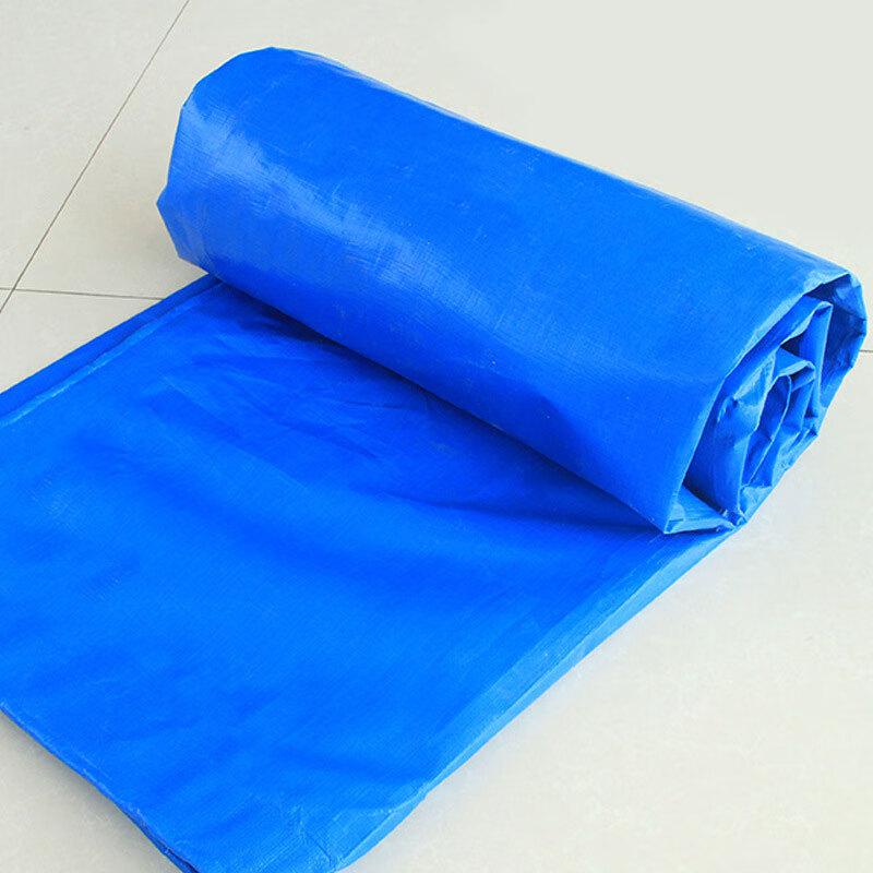 苏识 1850773 180克蓝桔PE塑料篷布 全新料加厚防雨布防晒苫布 2*3米 2张起订按张销售