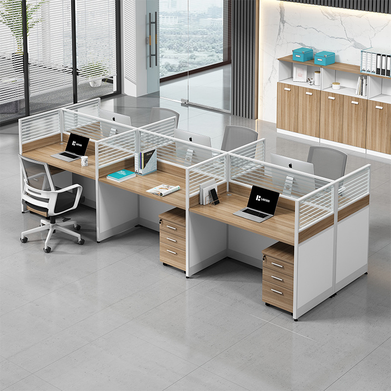 兰冉 LR-ST-612 屏风电脑桌办公桌王型六人位含柜 W3600*D1200*H1100mm  不带隐藏走线按张销售 兰冉 LR-ST-612 屏风电脑桌办公桌王型六人位含柜 W3600*D1200*H1100mm  不带隐藏走线按张销售