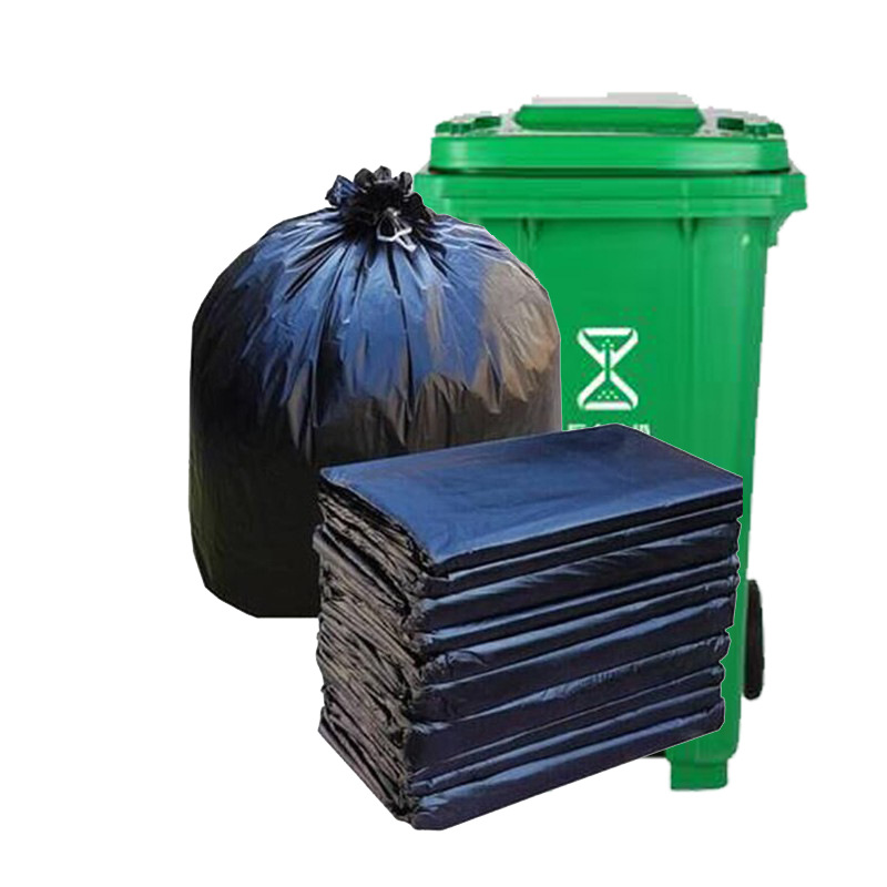 敏胤 MSP005 洁惢净 100110密实型平口垃圾袋 100*110CM 黑色 50PC/包按（包）销售