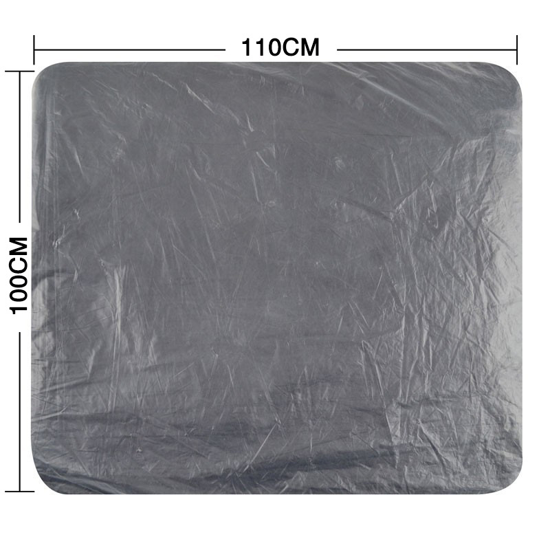 敏胤 MSP005 洁惢净 100110密实型平口垃圾袋 100*110CM 黑色 50PC/包按（包）销售