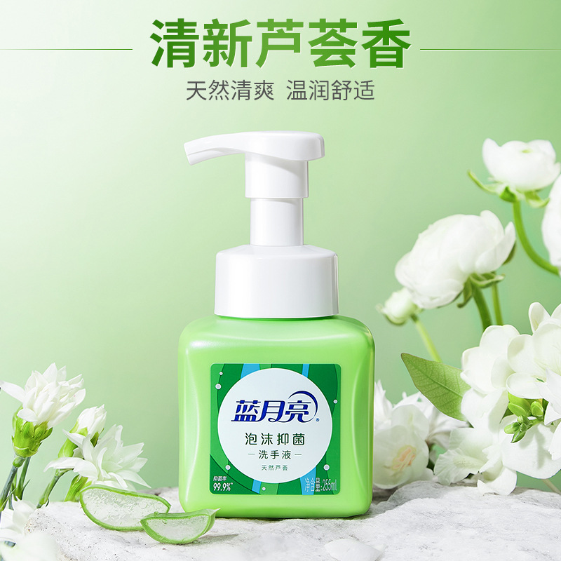 蓝月亮 10001959 芦荟泡沫抑菌洗手液 255ml*2按（组）销售