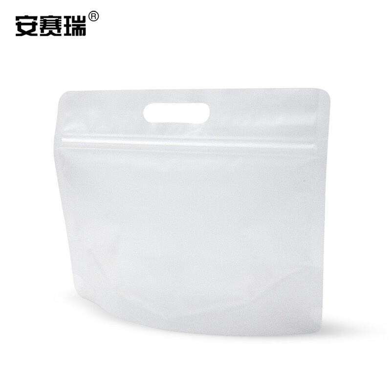 安赛瑞 240909 手提磨砂自立自封袋 28×24+5cm 50个装按（包）销售