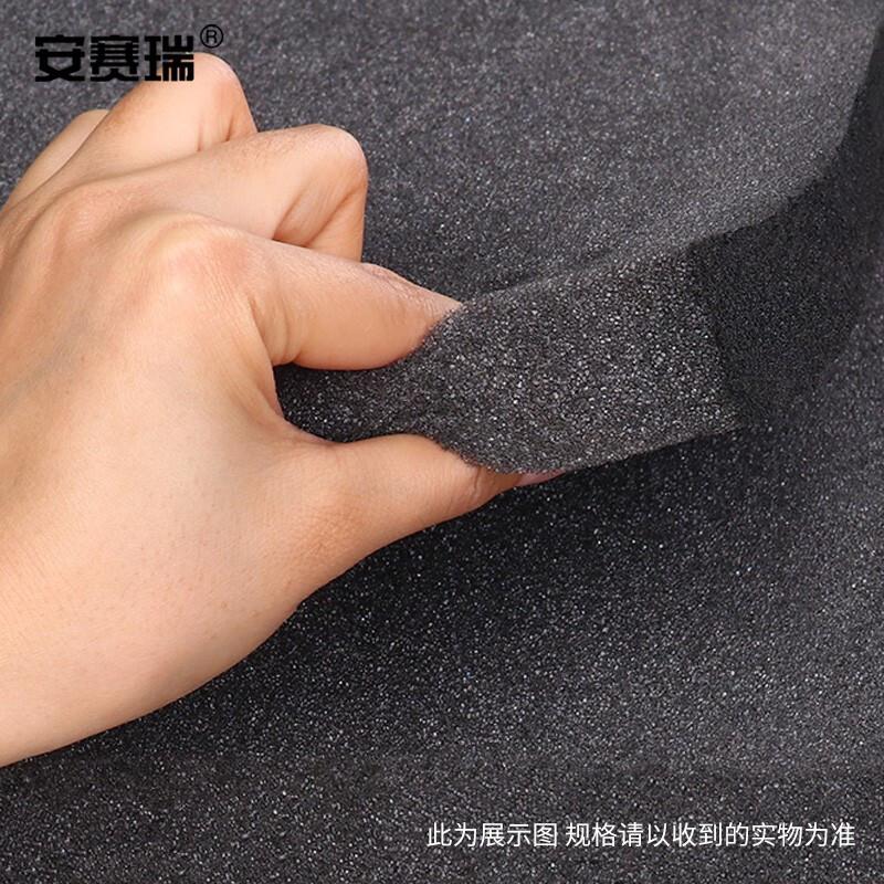 安赛瑞 2A00024 PU防震棉 防撞泡沫海绵板 长2米宽1米 厚10mm中密度 黑色按（张）销售