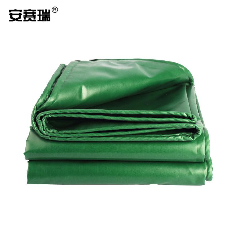 安赛瑞 460004 加厚防雨布 绿色耐磨苫布油布 1.9×2.8m 厚度0.4mm按(张)销售