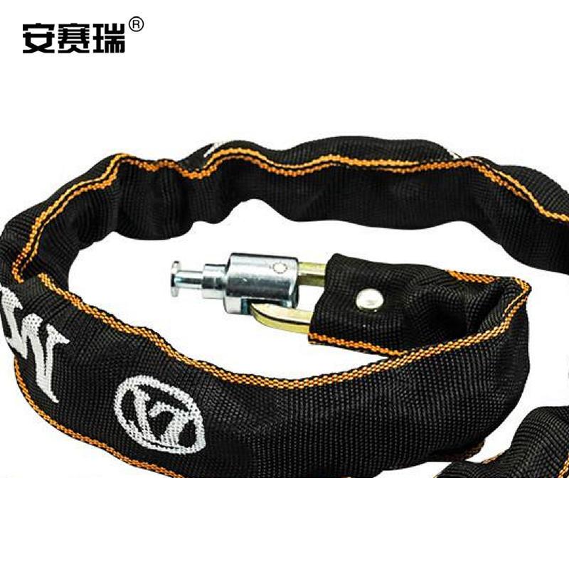 安赛瑞 510320 加粗链条锁 防盗锁链 87cm 黑色小号按个销售