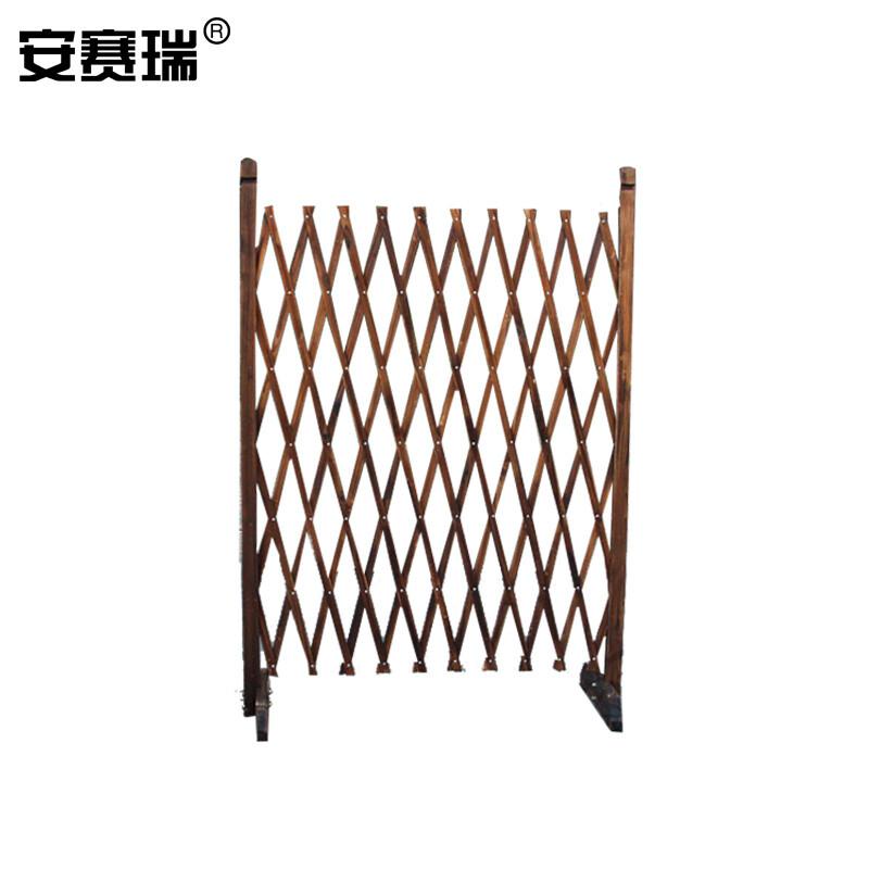 安赛瑞 530140 碳化伸缩围栏 碳化防腐木伸缩栅 1.2m×2m按（套）销售