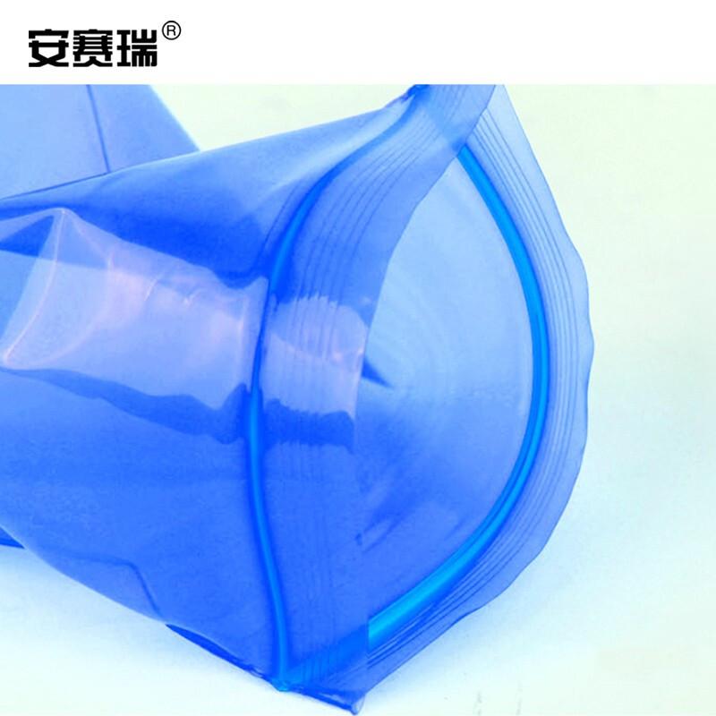 安赛瑞 601097 彩色自封袋 7×10cm 蓝色 100个/包按（包）销售