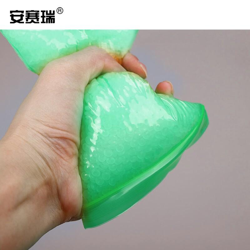 安赛瑞 601098 彩色自封袋 7×10cm 绿色 100个/包按（包）销售