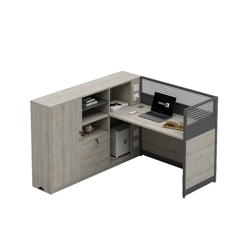 兰冉 LR-ST-684 屏风工位L型办公桌单人位不含椅 W1500*D1400*H1100mm按张销售 兰冉 LR-ST-684 屏风工位L型办公桌单人位不含椅 W1500*D1400*H1100mm按张销售