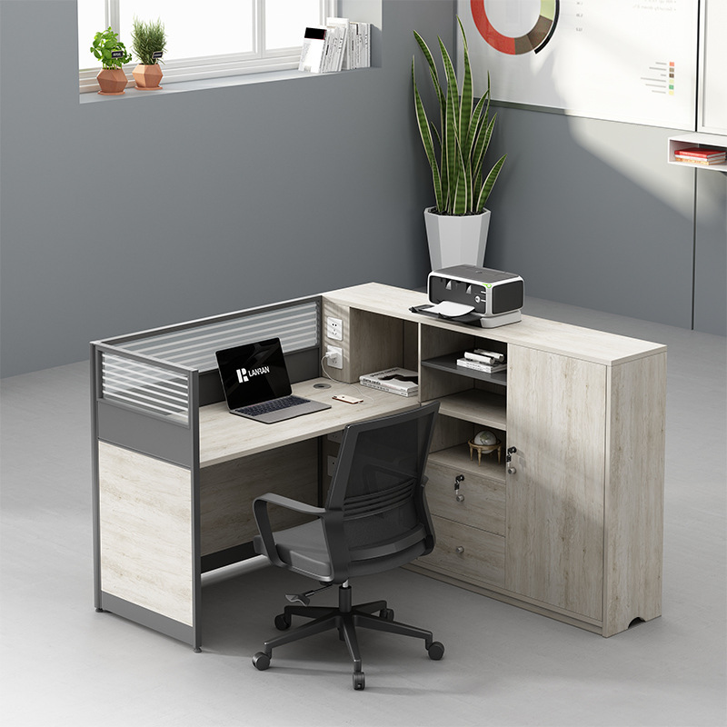 兰冉 LR-ST-684 屏风工位L型办公桌单人位不含椅 W1500*D1400*H1100mm按张销售 兰冉 LR-ST-684 屏风工位L型办公桌单人位不含椅 W1500*D1400*H1100mm按张销售