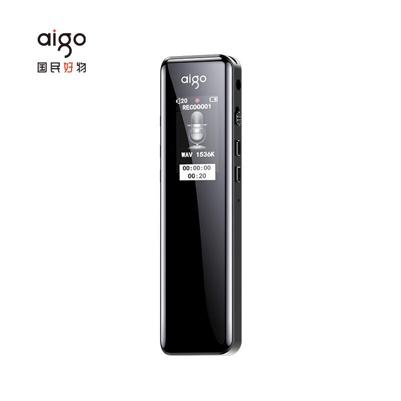 爱国者 R6911Pro aigo录音笔专业录音器 32G 黑色按（个）销售
