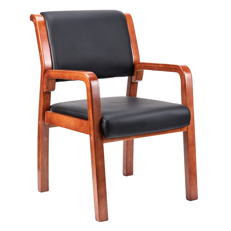 悦山 YSOC3DPB31ZP 会议椅员工电脑椅镂空款 黑牛皮 580*610*930mm按张销售