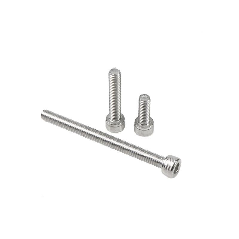 捷诺立（JNL） 55913 304不锈钢杯头内六角螺丝DIN912全牙螺栓 M12*55mm(5只)按（包）销售