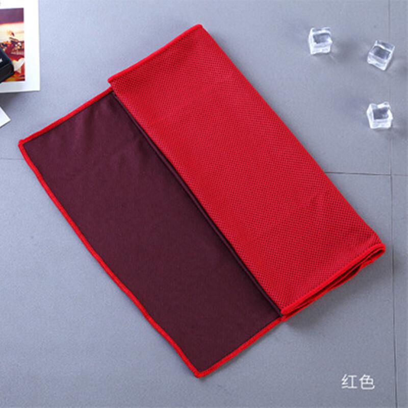 鸣固 ZJ7667 冰凉毛巾 玫红色40*80cm  2条起订按条销售