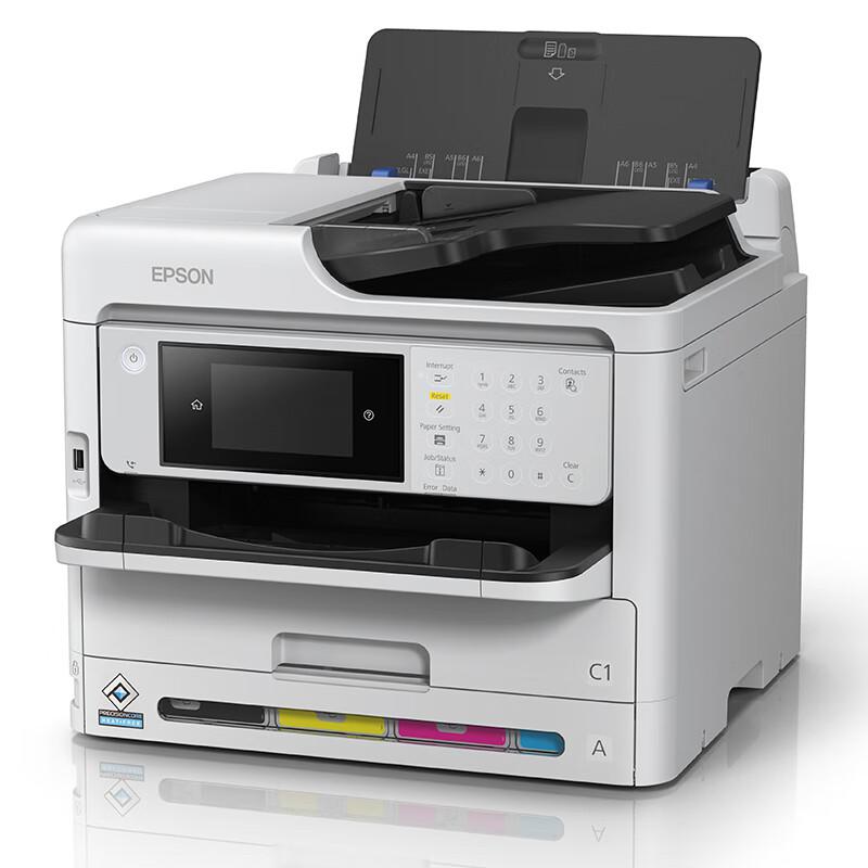 爱普生 WF-C5890a 彩色喷墨多功能一体机 A4 白色 打印、复印、扫描、传真、有线网络、无线网络按（台）销售