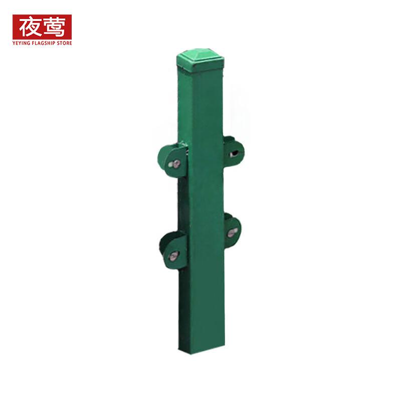 夜莺 U型绿化草坪护栏 额外加立柱-配套0.6米高的 绿白色按根销售
