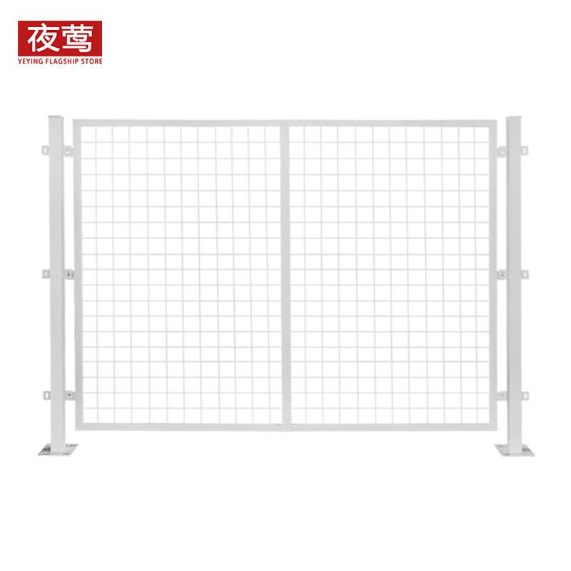 夜莺 车间仓库隔离网 白色2米高*1.5米宽/一张网一根柱按套销售