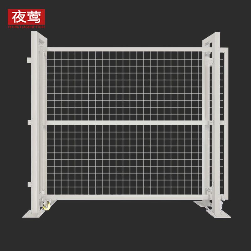 夜莺 车间仓库隔离网门 白色2.0米高*2米宽单开移门推拉门按套销售