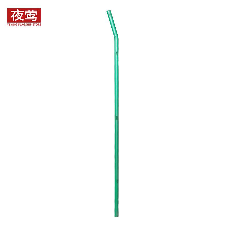 夜莺 硬塑高速公路双边丝护栏网 额外多加2.1米高预埋立柱1根（弯头） 绿色按根销售