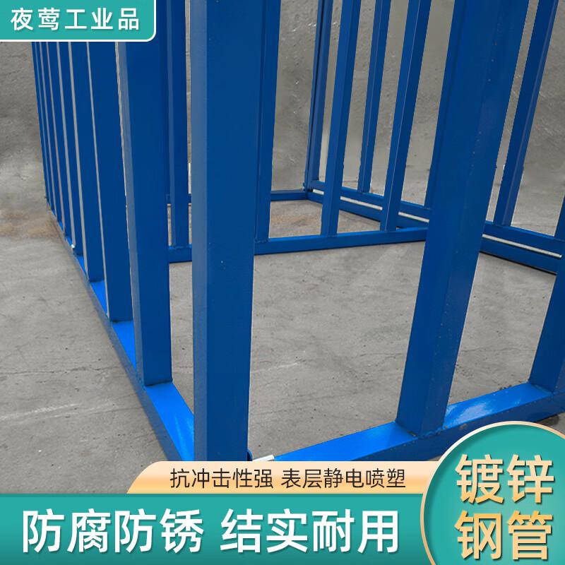 夜莺 乙炔氧气存放棚 二氧化碳氧气气瓶存放棚 白色 三开门1米宽2.25米长2米高按套销售