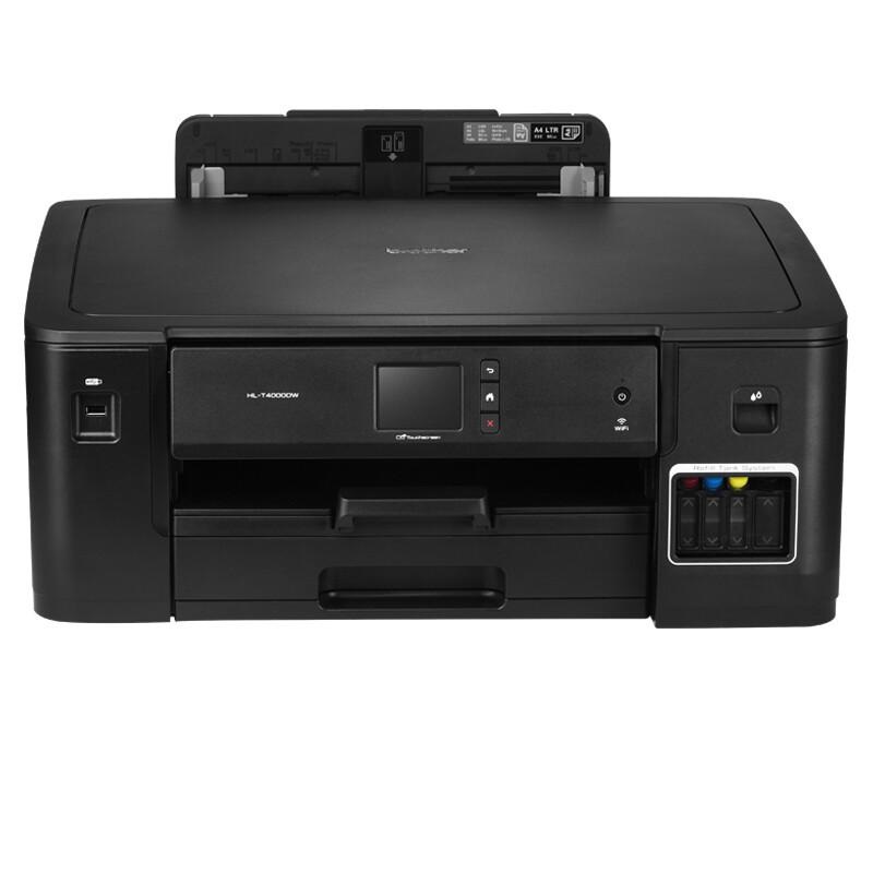 兄弟 HL-T4000DW 墨仓式彩色喷墨打印机 A3 黑色 仅打印、有线网络、无线网络、自动双面按（台）销售