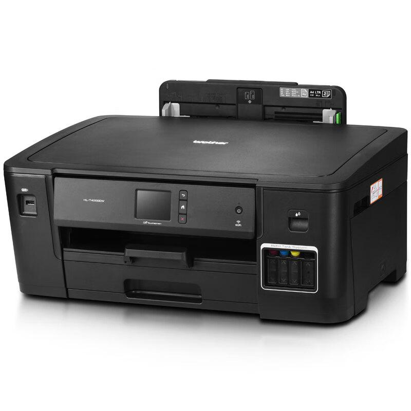 兄弟 HL-T4000DW 墨仓式彩色喷墨打印机 A3 黑色 仅打印、有线网络、无线网络、自动双面按（台）销售