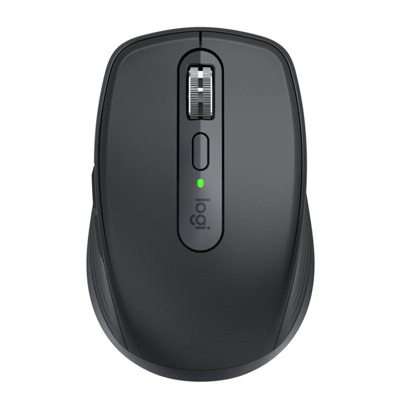 罗技 MX Anywhere 3S 静音鼠标 无线蓝牙双模鼠标 商务办公 便携鼠标 快充长续航 黑色按个销售