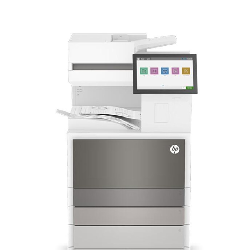 惠普 E73140dn 黑白数码复合机 A3 白色 标配附加双纸盒底座+上门安装一年原厂上门服务按（台）销售